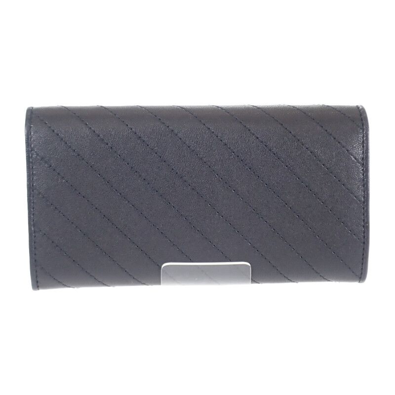 Gucci Blondi Continental Wallet 760302_aacp7_1000 Long Leather Black Ladies