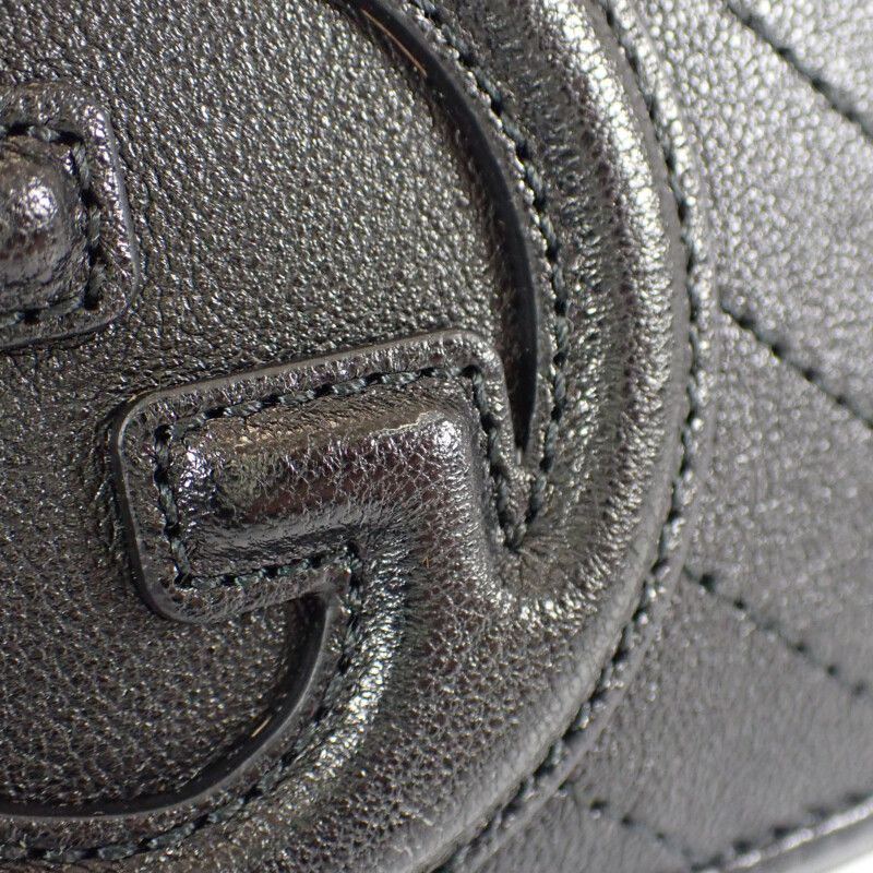 Gucci Blondi Continental Wallet 760302_aacp7_1000 Long Leather Black Ladies