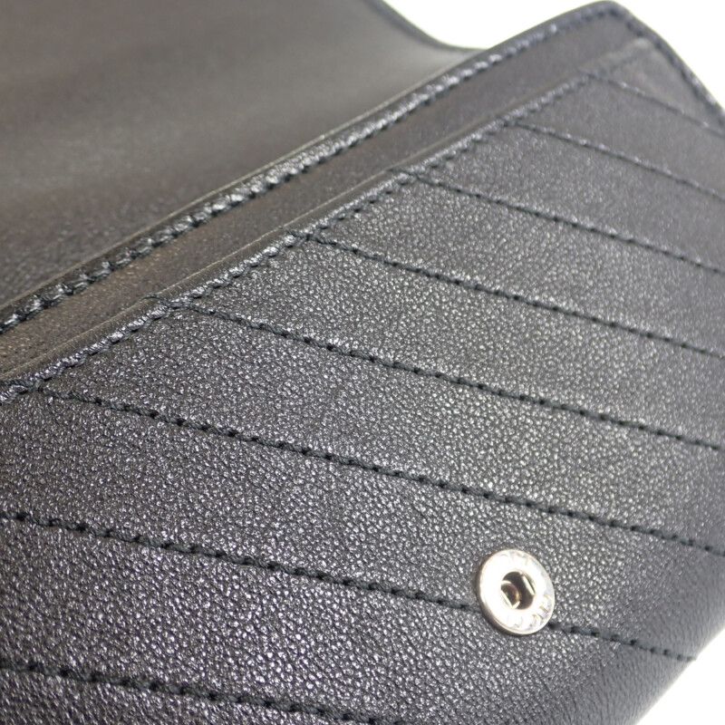 Gucci Blondi Continental Wallet 760302_aacp7_1000 Long Leather Black Ladies