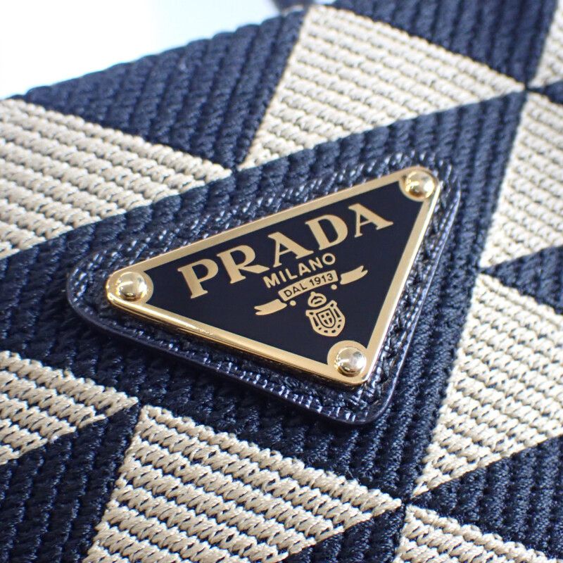 Prada Symbol Embroidered Mini Bag 1ba3552fklf0y30 2WAY Bag Shoulder Bag