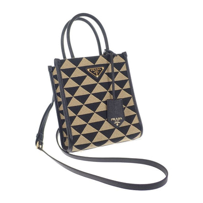 Prada Symbol Embroidered Mini Bag 1ba3552fklf0y30 2WAY Bag Shoulder Bag