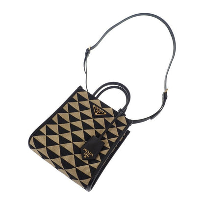 Prada Symbol Embroidered Mini Bag 1ba3552fklf0y30 2WAY Bag Shoulder Bag