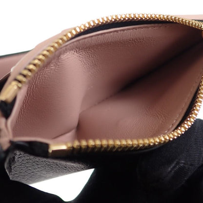 Tiffany & Co Tiffany & Co T Wallet 71935299 Trifold Wallet Leather Black Pink