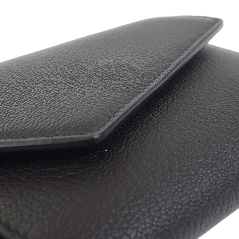 Tiffany & Co Tiffany & Co T Wallet 71935299 Trifold Wallet Leather Black Pink