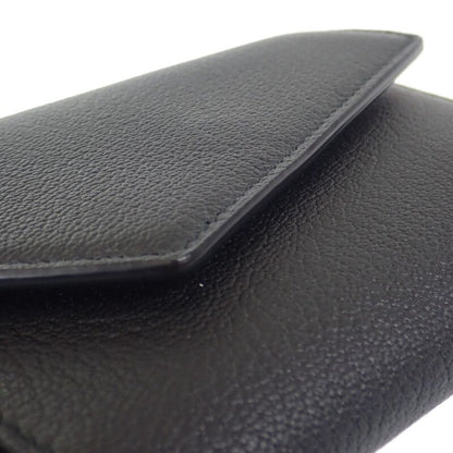 Tiffany & Co Tiffany & Co T Wallet 71935299 Trifold Wallet Leather Black Pink