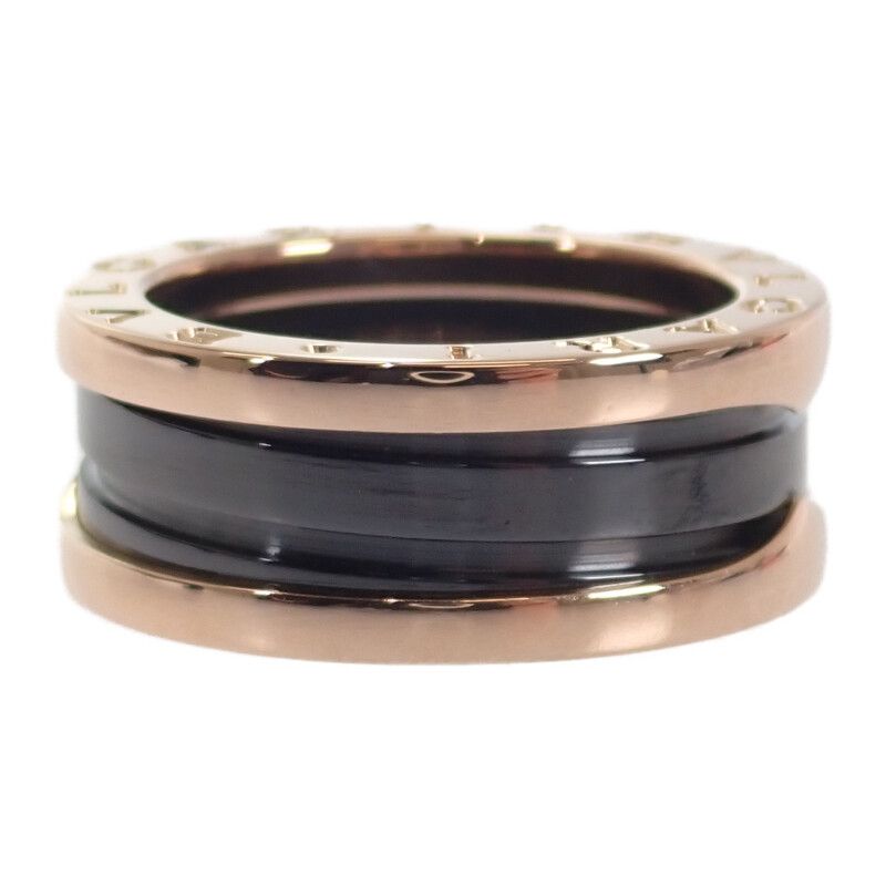 Bulgari Bvlgari Bee Zero One 3 Band 347045 Ring 10.5 Size 51 18K Pink Gold Pink