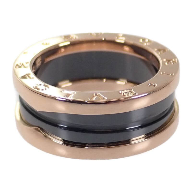 Bulgari Bvlgari Bee Zero One 3 Band 347045 Ring 10.5 Size 51 18K Pink Gold Pink