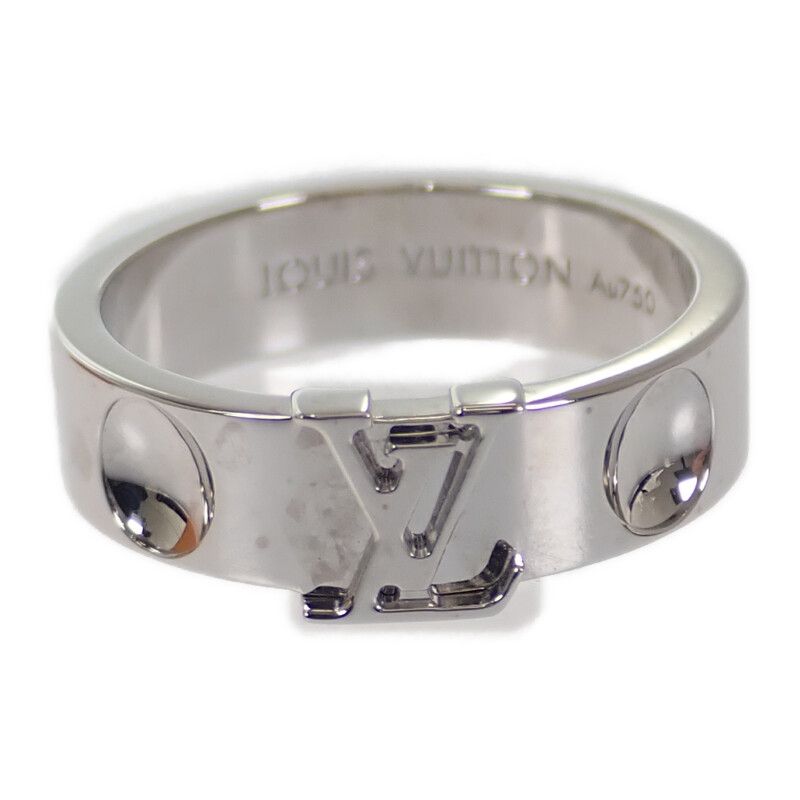 Louis Vuitton Empreinte LV No 11 Q9k97e Ring 18K White Gold White Gold 51