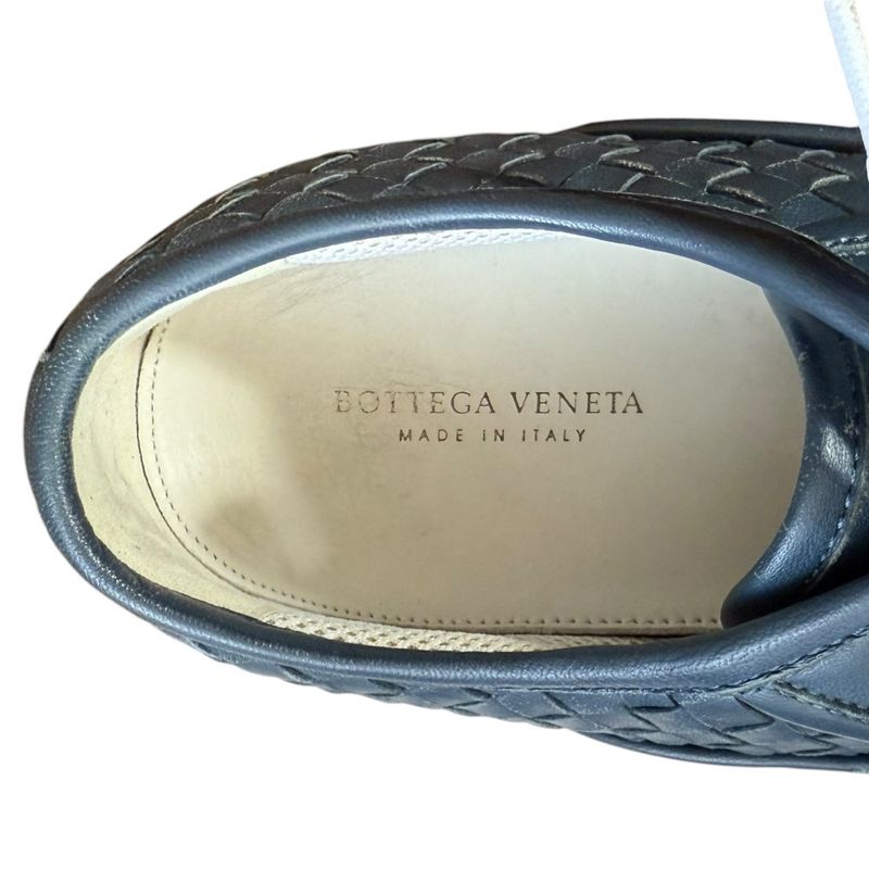 Good Bottega Veneta Intrecciato Leather Low Cut Sneakers 41 26cm (10.24in)