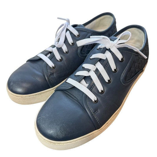 Good Bottega Veneta Intrecciato Leather Low Cut Sneakers 41 26cm (10.24in)