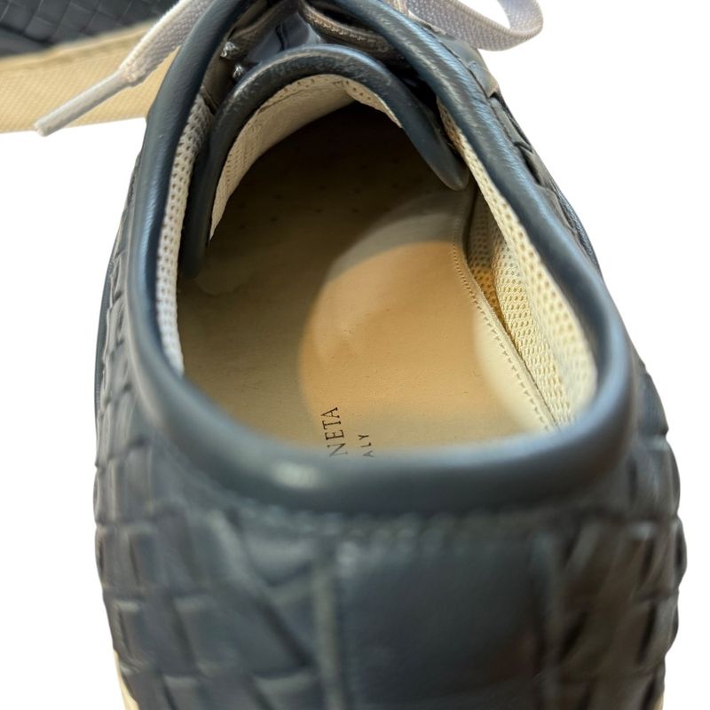 Good Bottega Veneta Intrecciato Leather Low Cut Sneakers 41 26cm (10.24in)