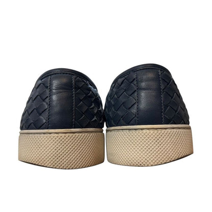 Good Bottega Veneta Intrecciato Leather Low Cut Sneakers 41 26cm (10.24in)