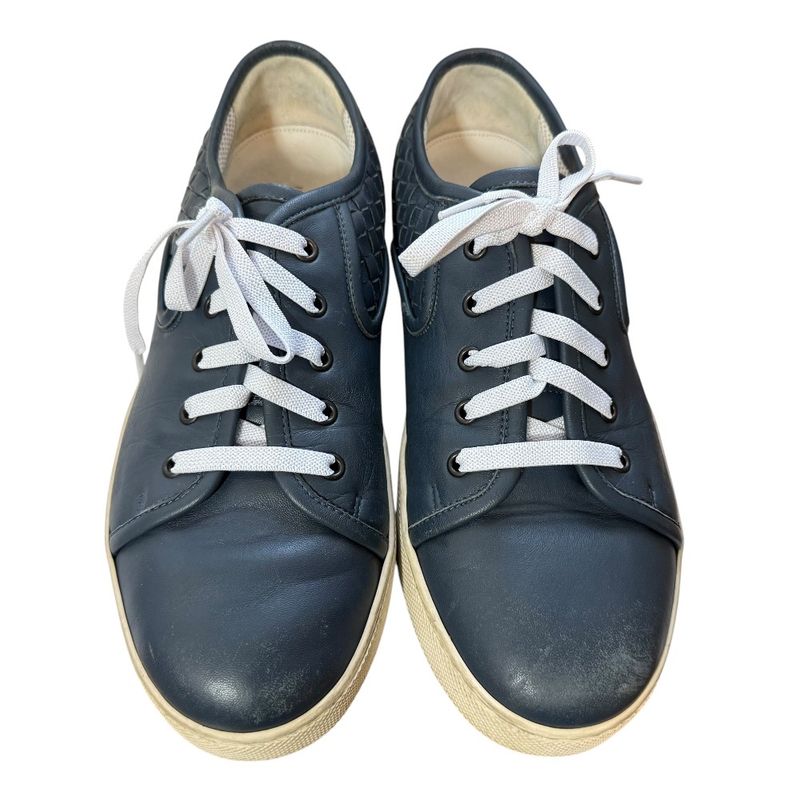 Good Bottega Veneta Intrecciato Leather Low Cut Sneakers 41 26cm (10.24in)