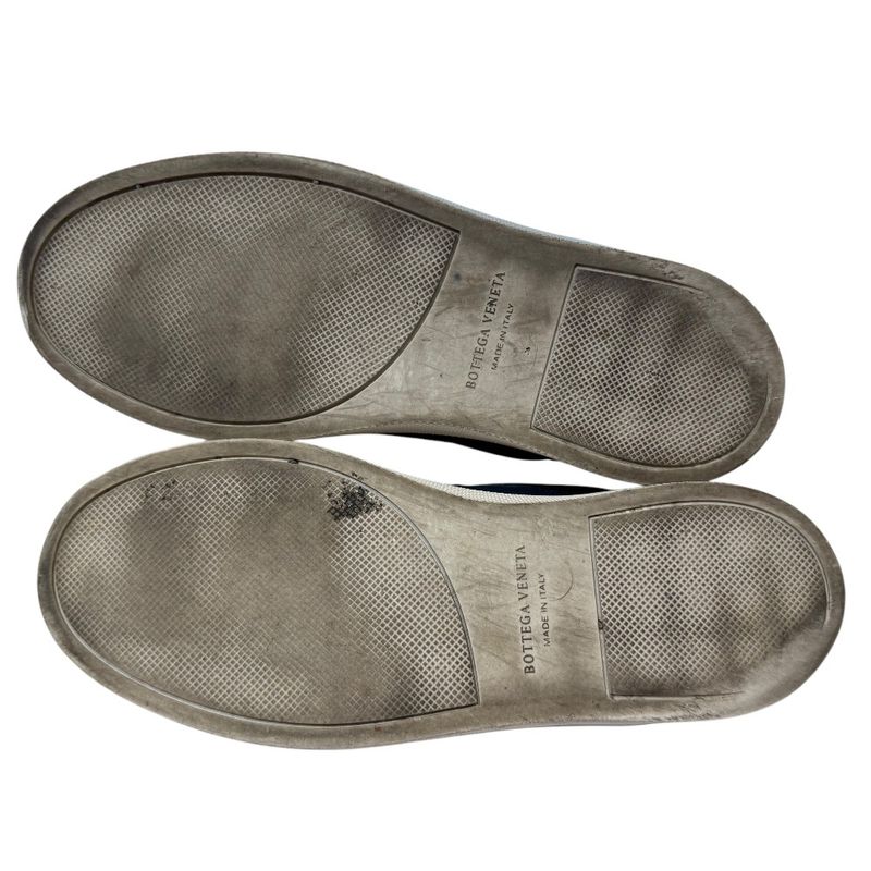 Good Bottega Veneta Intrecciato Leather Low Cut Sneakers 41 26cm (10.24in)