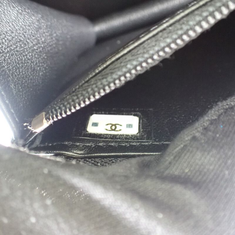 Chanel Matelasse Flap Phone Case Ap3226 2WAY Bag Shoulder Bag Lambskin Black