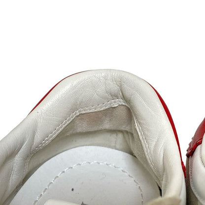 Prada Sneakers 361/2 Women - White X Grey Beige X Red Insole Removable Leather