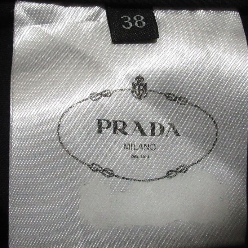 Good Prada Bush Pants Size 38 Black Women's Used
