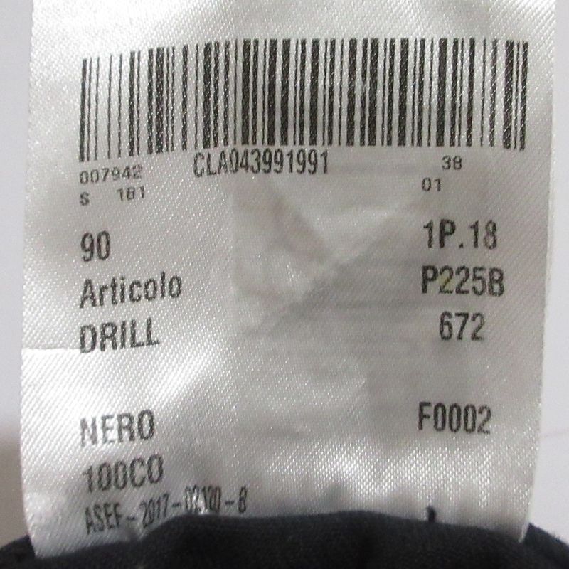 Good Prada Bush Pants Size 38 Black Women's Used