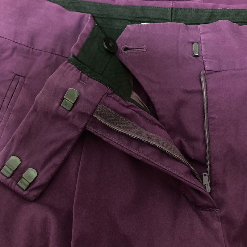 Good Prada Flared Pants Slacks Size 36 Purple Women's Used