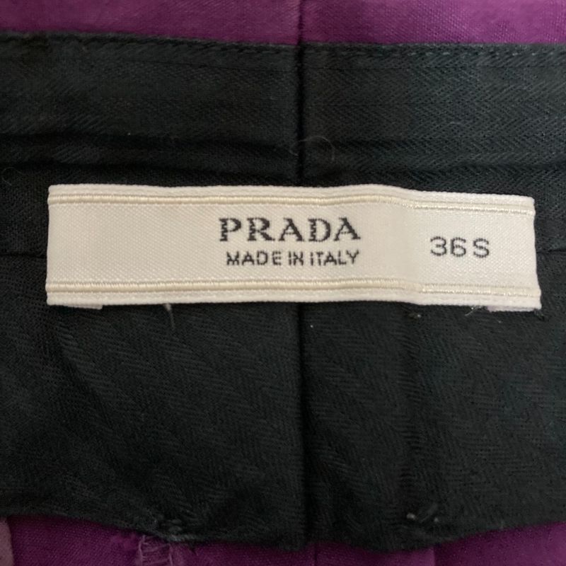 Good Prada Flared Pants Slacks Size 36 Purple Women's Used
