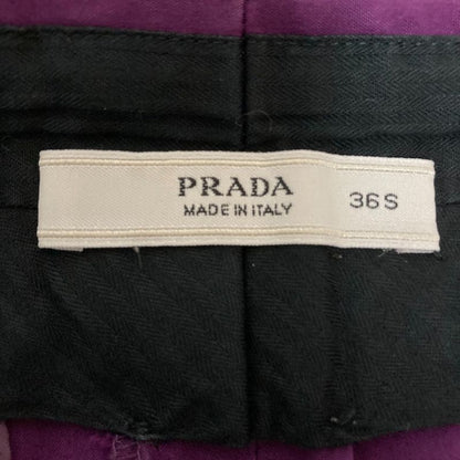 Good Prada Flared Pants Slacks Size 36 Purple Women's Used