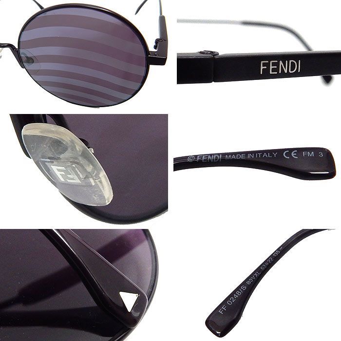 Fendi Sunglasses Ff0248-s Round New Old Stock Aq3561