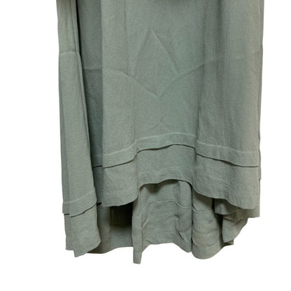 Good Quality Balenciaga 100% Silk Front Pleats Belted Mini Dress Short Sleeves