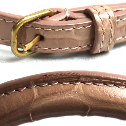 Balenciaga Hourglass Small Shape Push 2way Shoulder Bag Pink Beige 593546