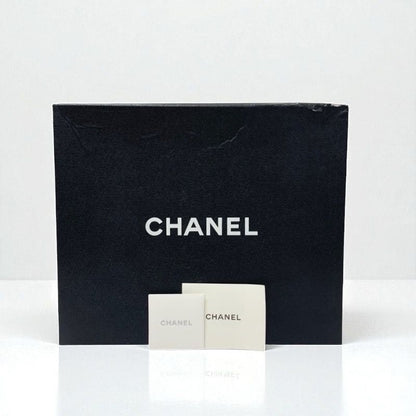 Chanel Sneakers Shoes Leather Mesh White Black Here Mark Lace Up