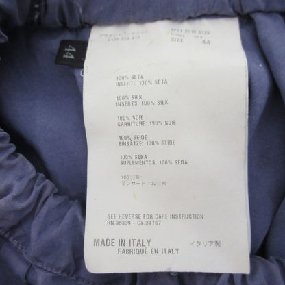 Good Prada 100% Silk Knee Length Easy Gathered Skirt Size 44 Purple Women Used