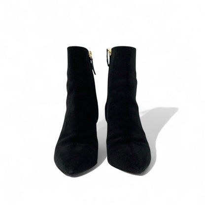 Louis Vuitton Ultimate Line Boots Short Shoes Suede Black Gold Ankle