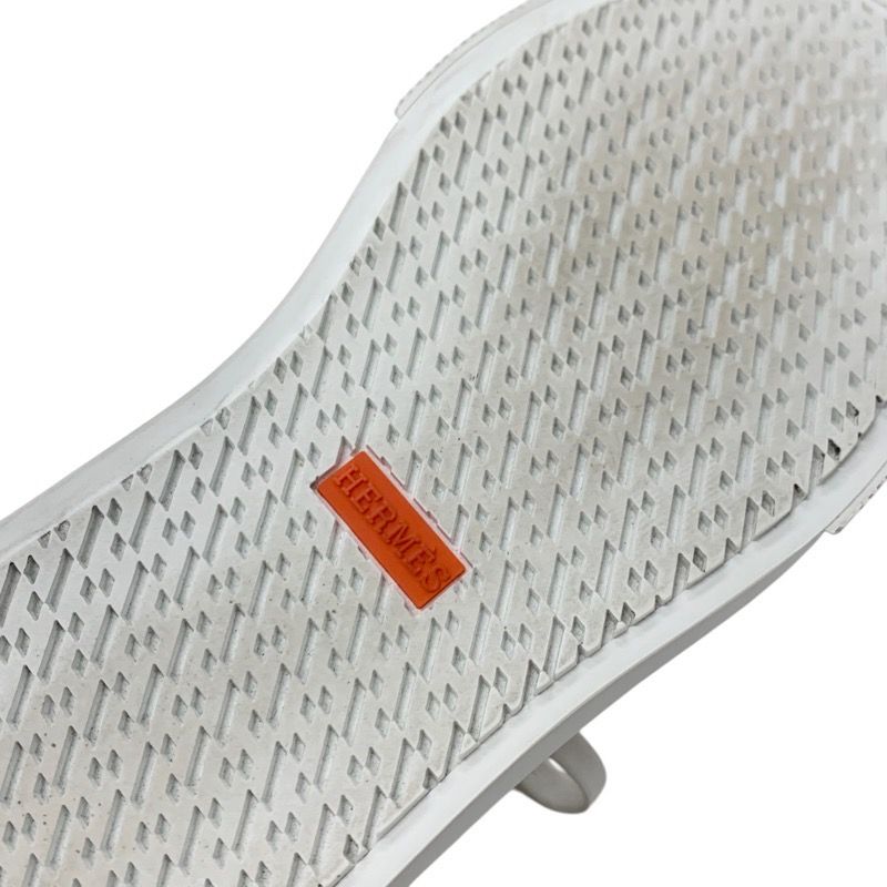 Hermes Daydream Sneakers Shoes Suede Shearling Brown Silver High Cut Sneakers