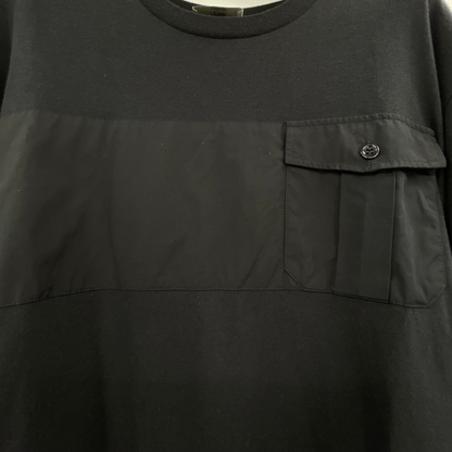 Dior Homme Dior Homme Men's Long Sleeve T-Shirt with Pockets Black