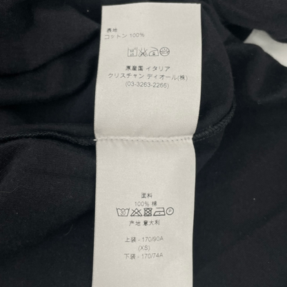 Dior Homme Dior Homme Men's Long Sleeve T-Shirt with Pockets Black