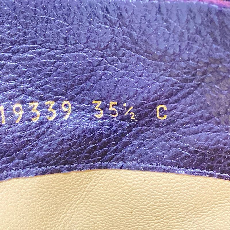 Bottega Veneta Short Boots 35 1/2 C Women - Purple Intrecciato