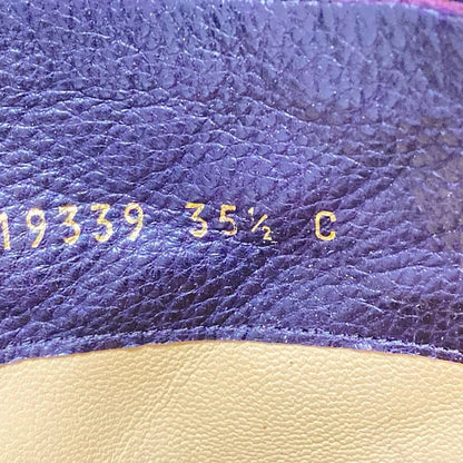 Bottega Veneta Short Boots 35 1/2 C Women - Purple Intrecciato