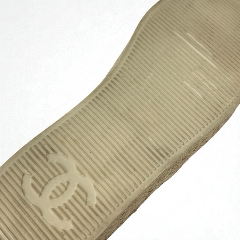 Chanel Sneakers Shoes Fabric Black Red White Here Mark Espadrilles