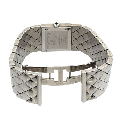 Chanel Quilted H0489 Diamond Bezel Vintage Watch Black Quartz
