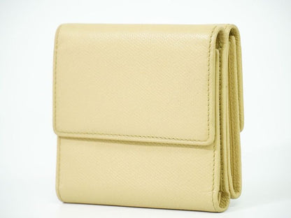 Authentic Chanel Coco Mark Coco Button Trifold Fold Wallet Compact Wallet