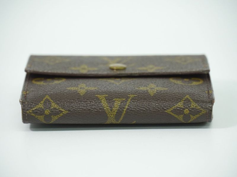 Authentic Louis Vuitton LV Porte Monebier Carte Cles Di Monogram Fold Wallet