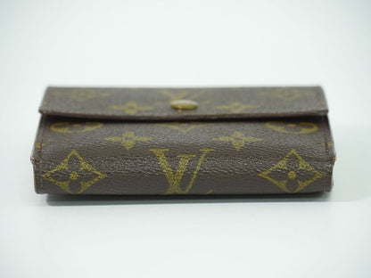 Authentic Louis Vuitton LV Porte Monebier Carte Cles Di Monogram Fold Wallet