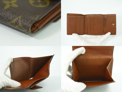 Authentic Louis Vuitton LV Porte Monebier Carte Cles Di Monogram Fold Wallet
