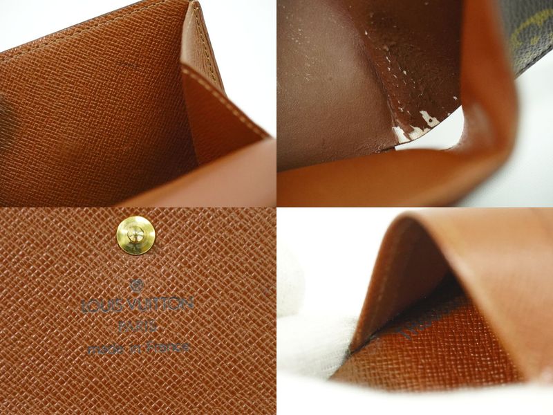 Authentic Louis Vuitton LV Porte Monebier Carte Cles Di Monogram Fold Wallet