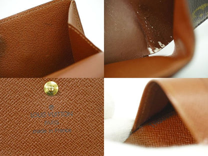 Authentic Louis Vuitton LV Porte Monebier Carte Cles Di Monogram Fold Wallet