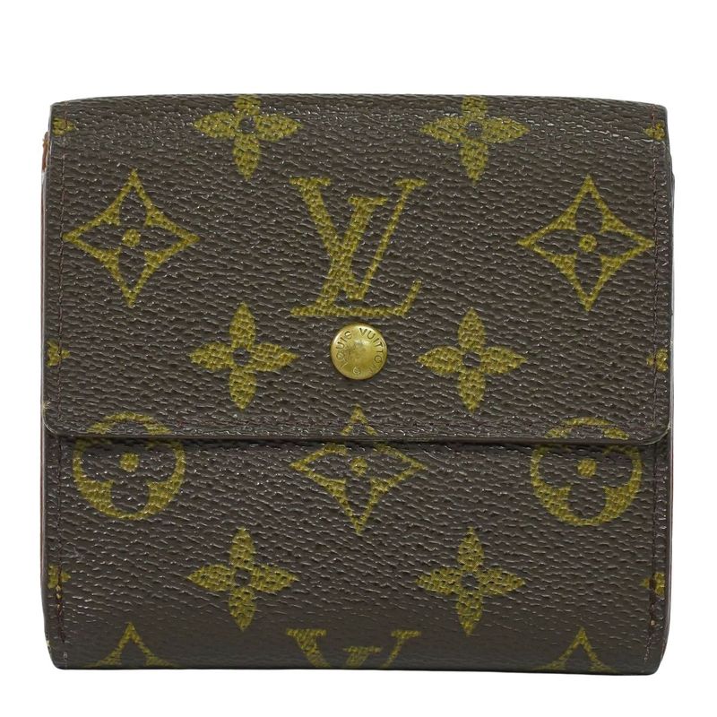 Authentic Louis Vuitton LV Porte Monebier Carte Cles Di Monogram Fold Wallet