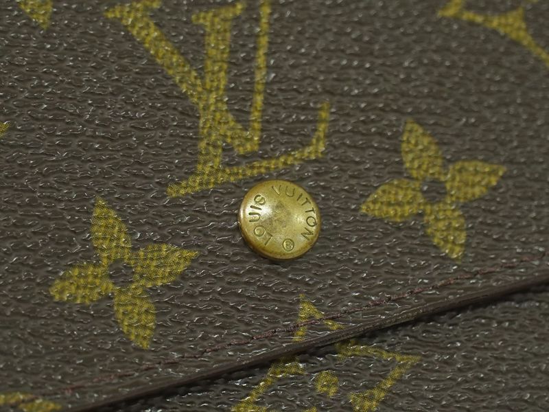 Authentic Louis Vuitton LV Porte Monebier Carte Cles Di Monogram Fold Wallet