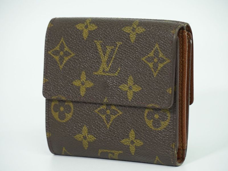 Authentic Louis Vuitton LV Porte Monebier Carte Cles Di Monogram Fold Wallet