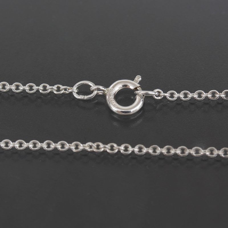 Tiffany & Co Combi Triple Ribbon Necklace Silver 18K A0337