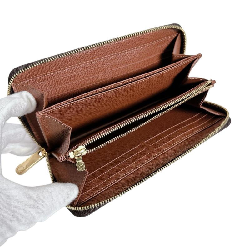 Louis Vuitton M42616 Monogram Zipper Long Wallet Zippy Wallet Long Wallet Louis