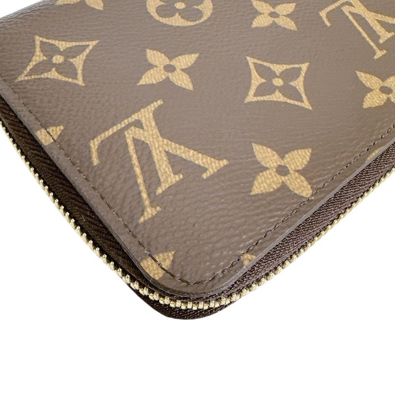 Louis Vuitton M42616 Monogram Zipper Long Wallet Zippy Wallet Long Wallet Louis
